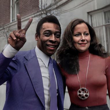 Rosemeri dos Reis Cholbi with her ex-hsband Pele in 1973